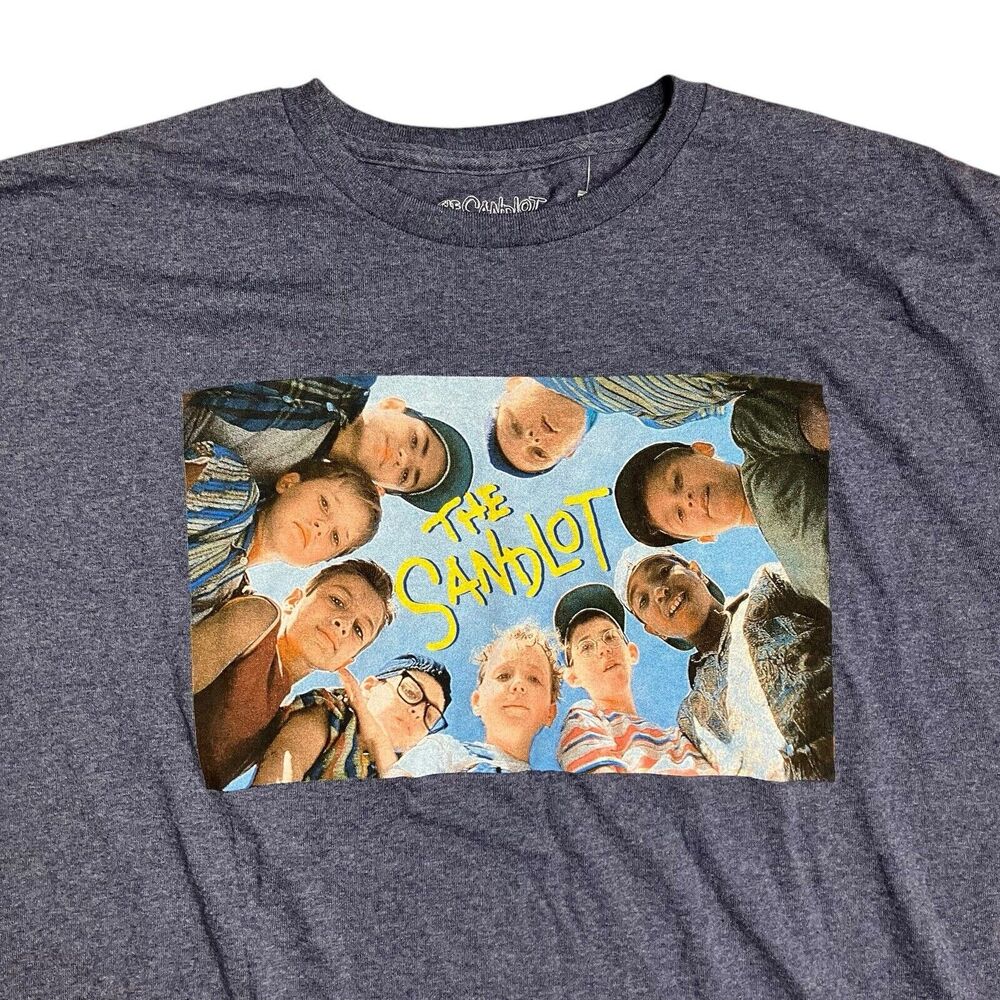 Sandlot Men’s 2XL‎ T-Shirt Team Cast Group Baseball Movie Bambino Nostalgia 90’s